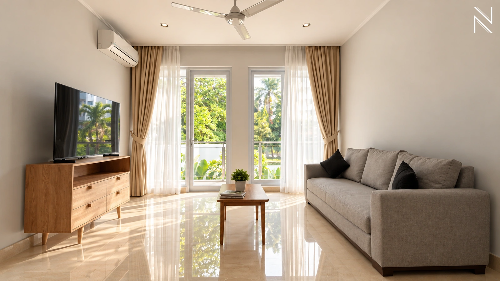 Executive Paradise – E11 – Living Area (2) For Rent 5BR House South Jakarta Cilandak CLD605