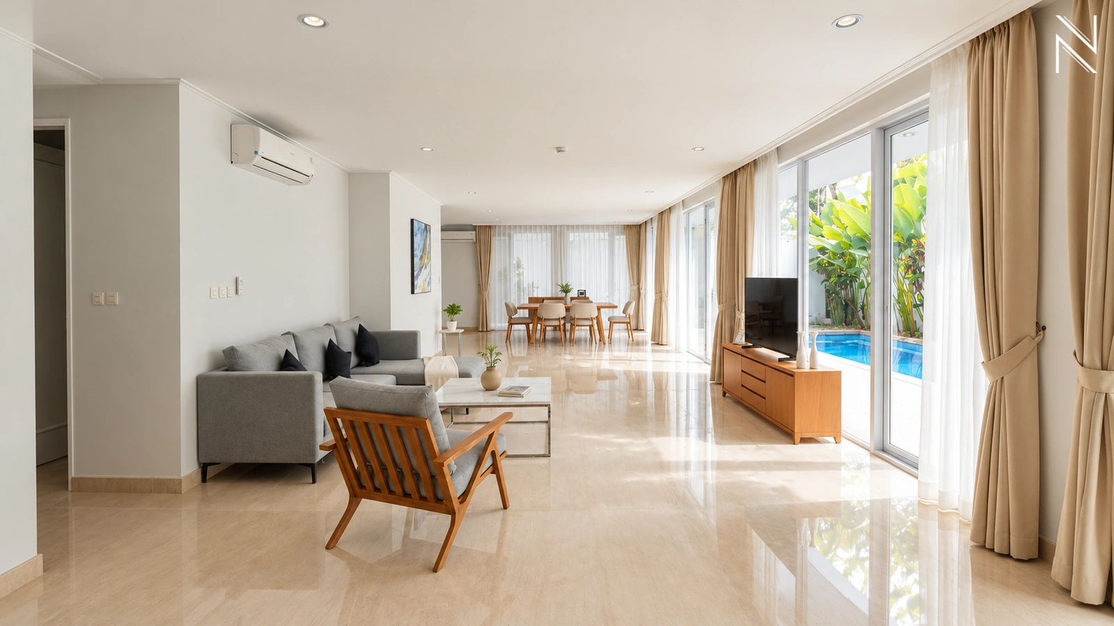 Executive Paradise – E11 – Living Area For Rent 5BR House South Jakarta Cilandak CLD605