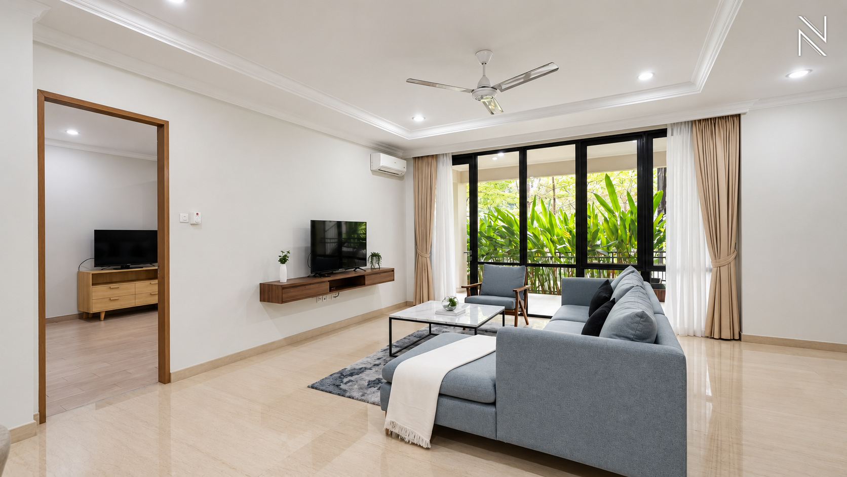 Executive Paradise – EP019 – Living Area (3) For Rent 3BR Apartment Executive Paradise Complex South Jakarta Cilandak EP019