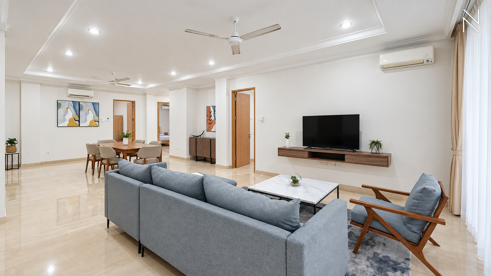 Executive Paradise – EP019 – Living Area For Rent 3BR Apartment Executive Paradise Complex South Jakarta Cilandak EP019