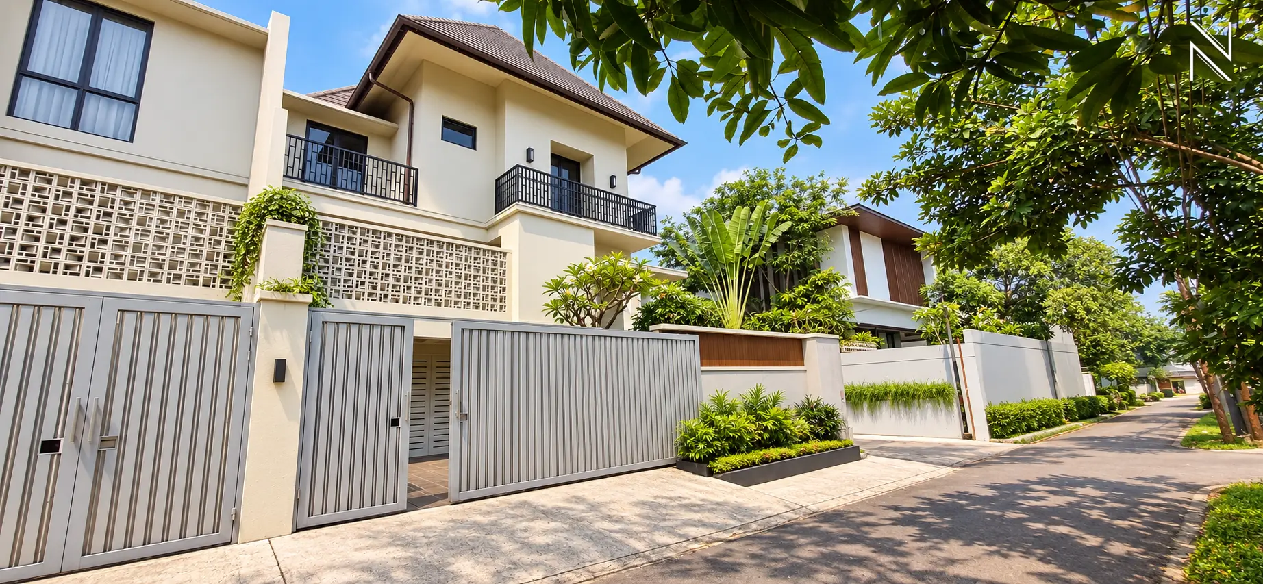 Gaharu no.6 – Fasad Depan For Rent 5BR House South Jakarta Cilandak CLD029
