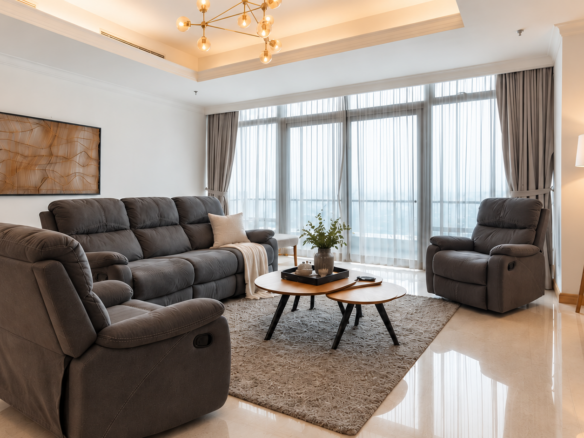 For Rent 3BR Apartment Kempinski Private Residence Central Jakarta Thamrin KEMP008-E