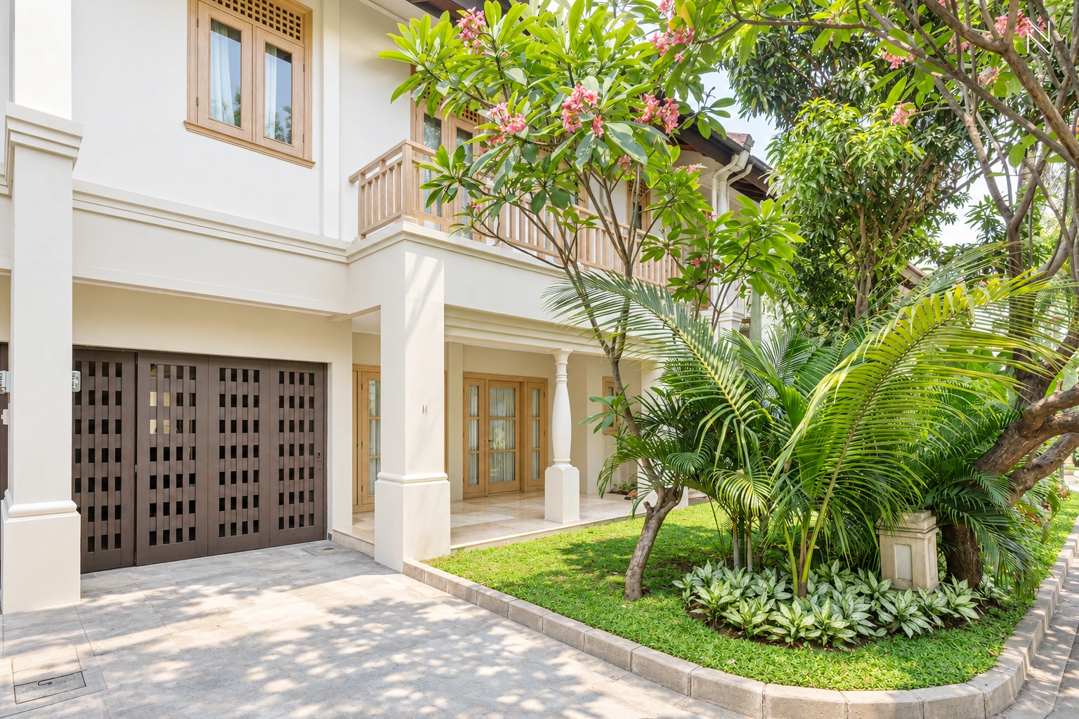 Kemang V 26 Residence Unit K – Front Facade For Rent 3BR House South Jakarta Kemang KMG131