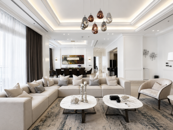 For Rent 4BR Apartment Raffles Residences Jakarta South Jakarta Kuningan RFLS006