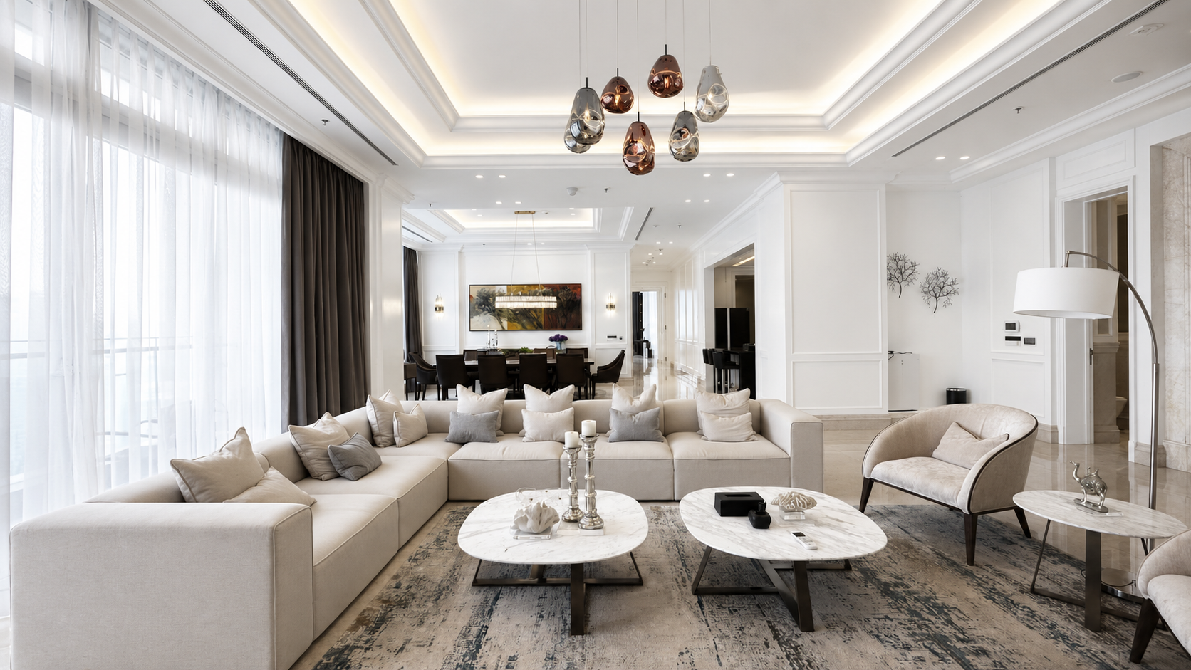 For Rent 4BR Apartment Raffles Residences Jakarta South Jakarta Kuningan RFLS006