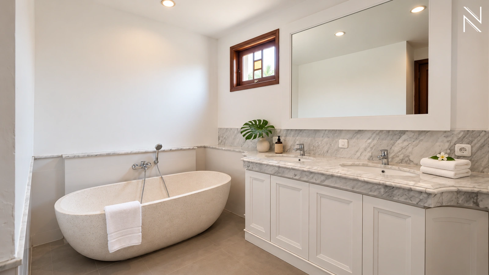 Palm Mansion – Bathroom For Rent 4BR House South Jakarta Lebak Bulus LBB024
