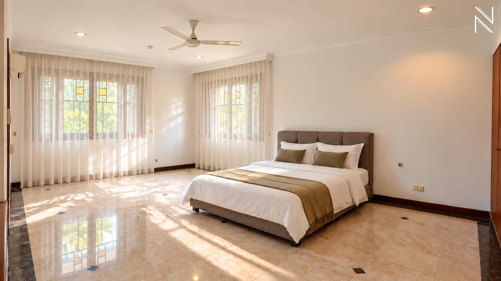 Palm Mansion – Bedroom (6) For Rent 4BR House South Jakarta Lebak Bulus LBB024