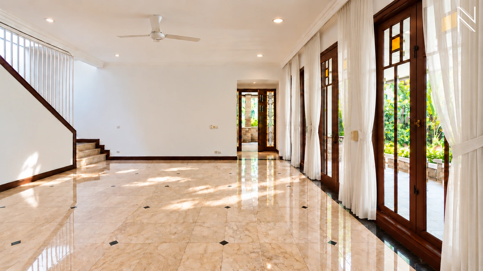 Palm Mansion – Living ARea For Rent 4BR House South Jakarta Lebak Bulus LBB024