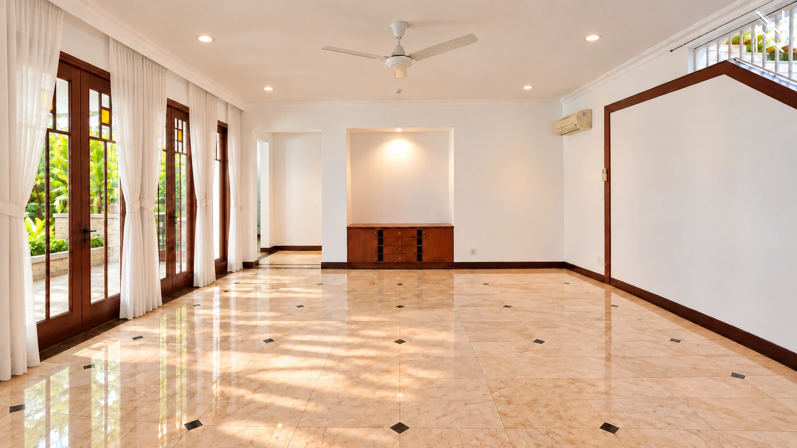 Palm Mansion – Living Area (2) For Rent 4BR House South Jakarta Lebak Bulus LBB024