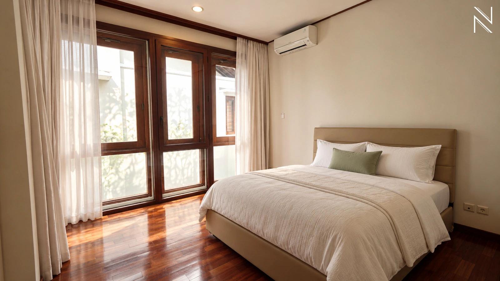 Veranda 1 – KAV T – Kamar Tidur 01 – Sudut 03 For Rent 3BR House South Jakarta Cipete CPT235