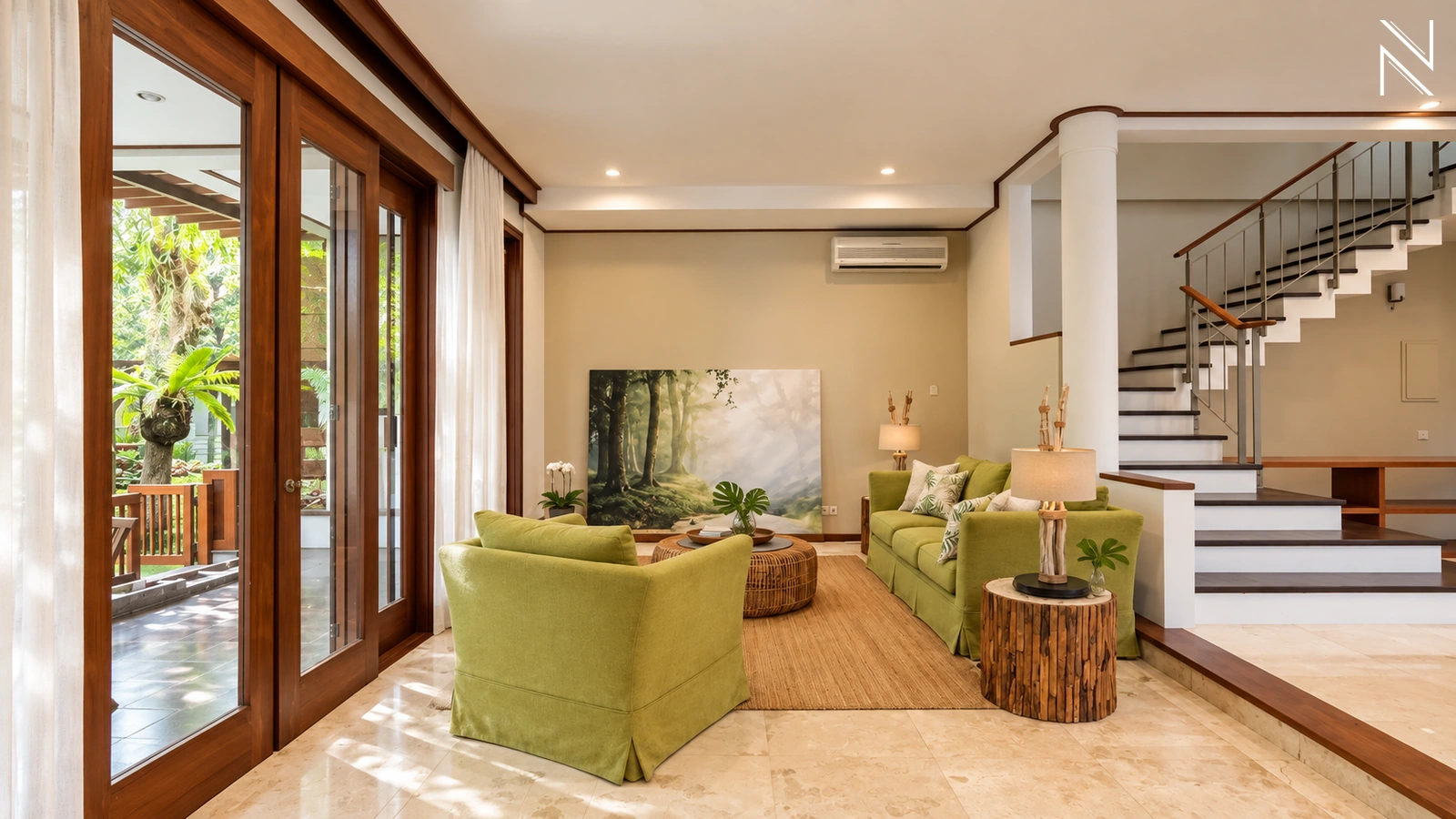 Veranda 1 – KAV T – Ruang Keluarga 01 For Rent 3BR House South Jakarta Cipete CPT235