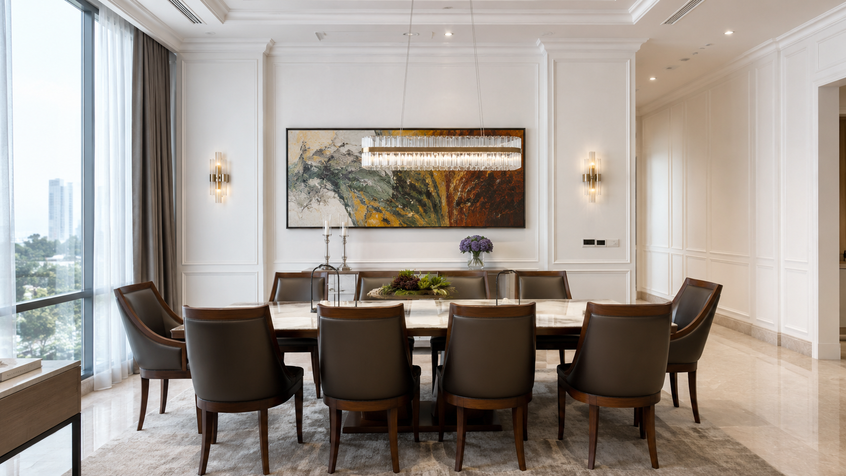 For Rent 4BR Apartment Raffles Residences Jakarta South Jakarta Kuningan RFLS006