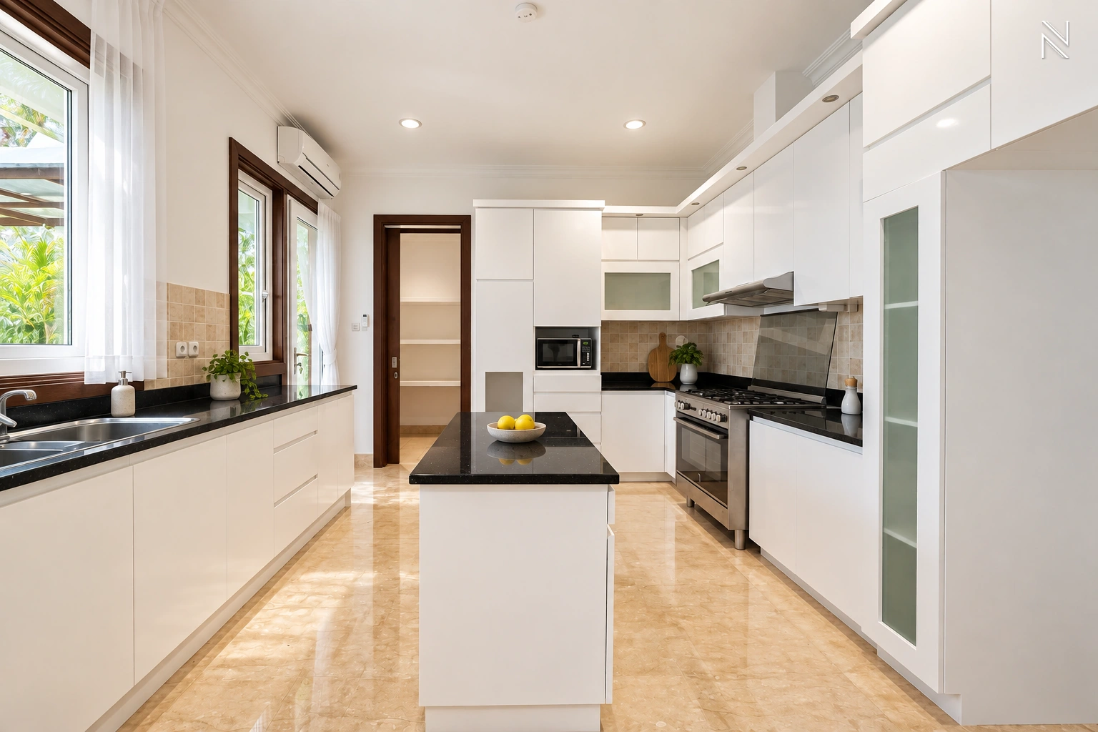 ASTORIA A5 – CLD253 – Kitchen Front View – Photo 08 For Rent 5BR House South Jakarta Cilandak CLD253