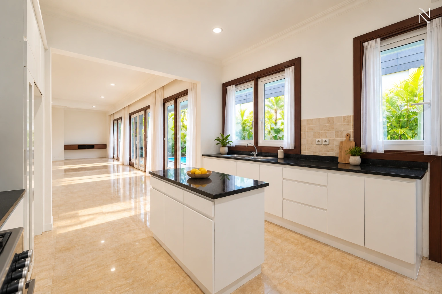 ASTORIA A5 – CLD253 – Kitchen Reverse View – Photo 09 For Rent 5BR House South Jakarta Cilandak CLD253