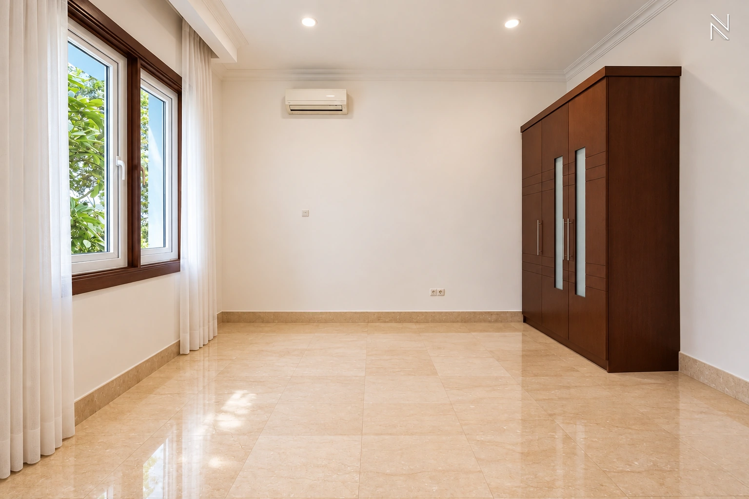 ASTORIA A5 – CLD253 – Single Bedroom Window Front View – Photo 17 For Rent 5BR House South Jakarta Cilandak CLD253