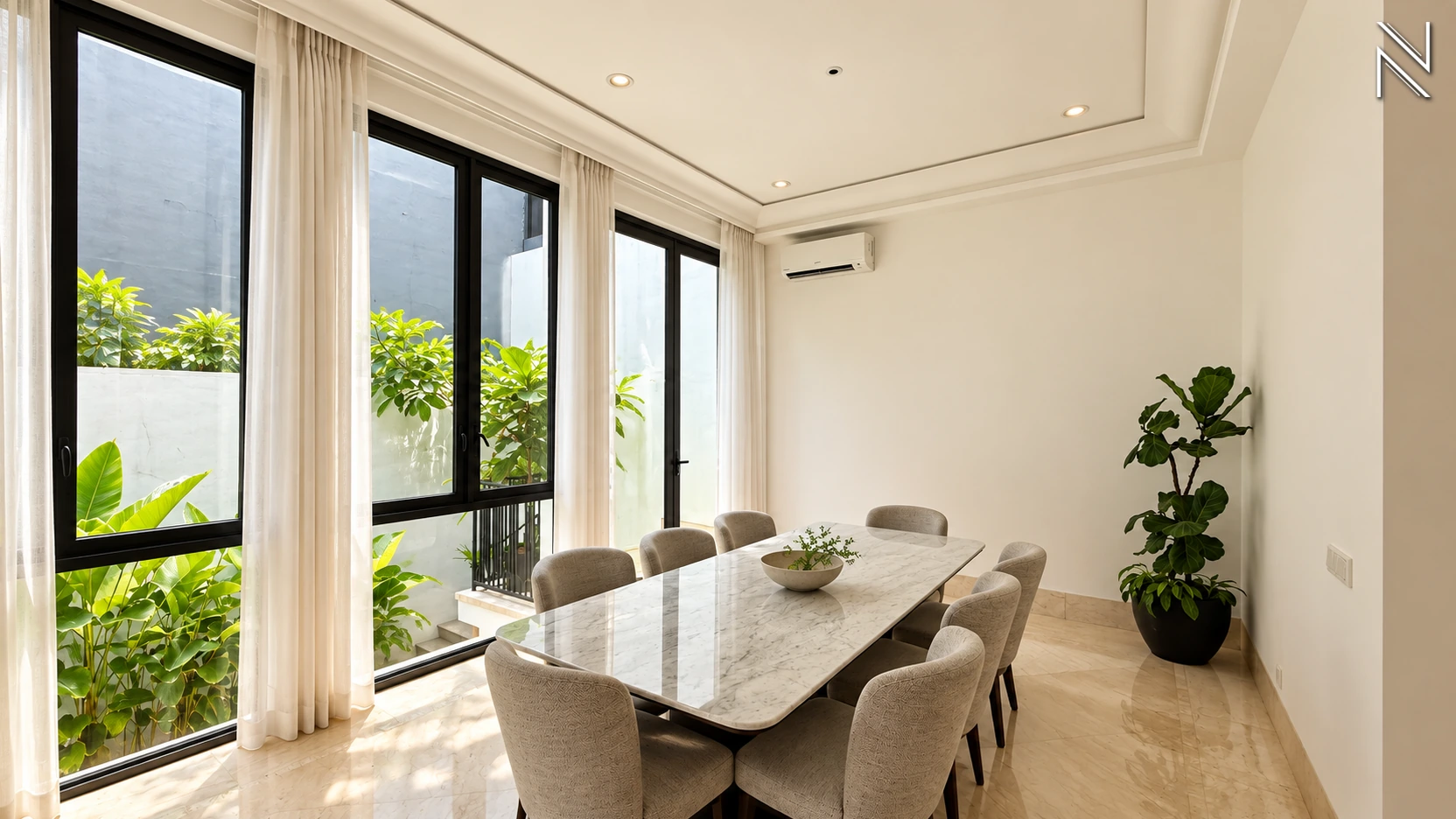 Amari Residence – Type D – Dining Room 01 For Buy 3BR House South Jakarta Kebayoran Baru KBBRS282