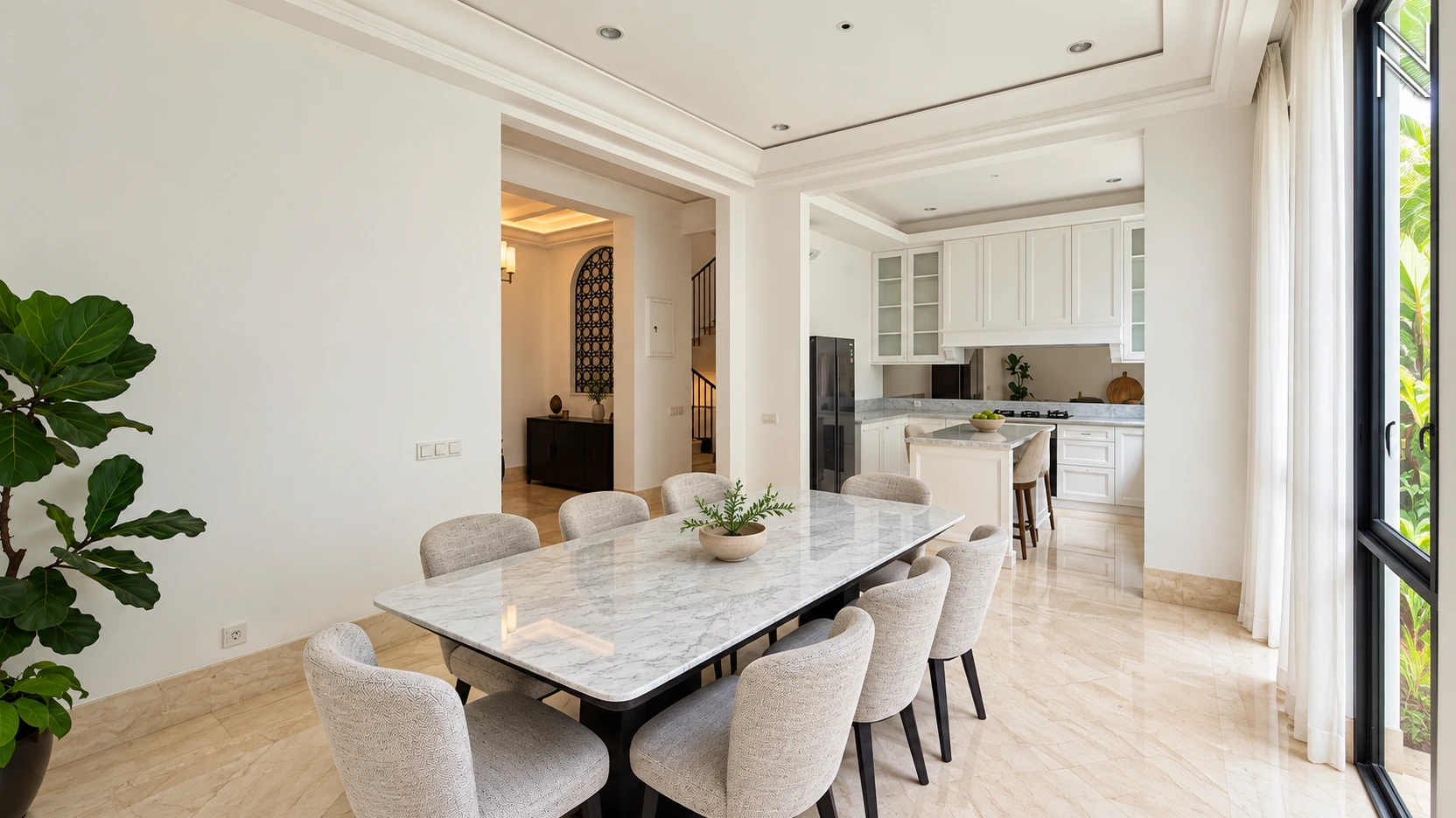 Amari Residence – Type D – Dining Room 02 For Buy 3BR House South Jakarta Kebayoran Baru KBBRS282