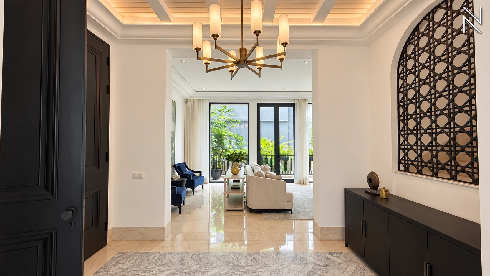 Amari Residence – Type D – Foyer 01 For Buy 3BR House South Jakarta Kebayoran Baru KBBRS282
