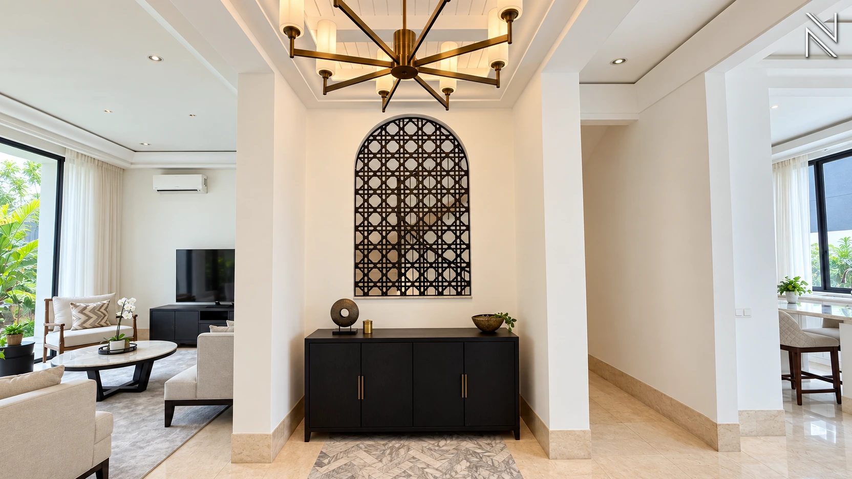 Amari Residence – Type D – Foyer 02 For Buy 3BR House South Jakarta Kebayoran Baru KBBRS282
