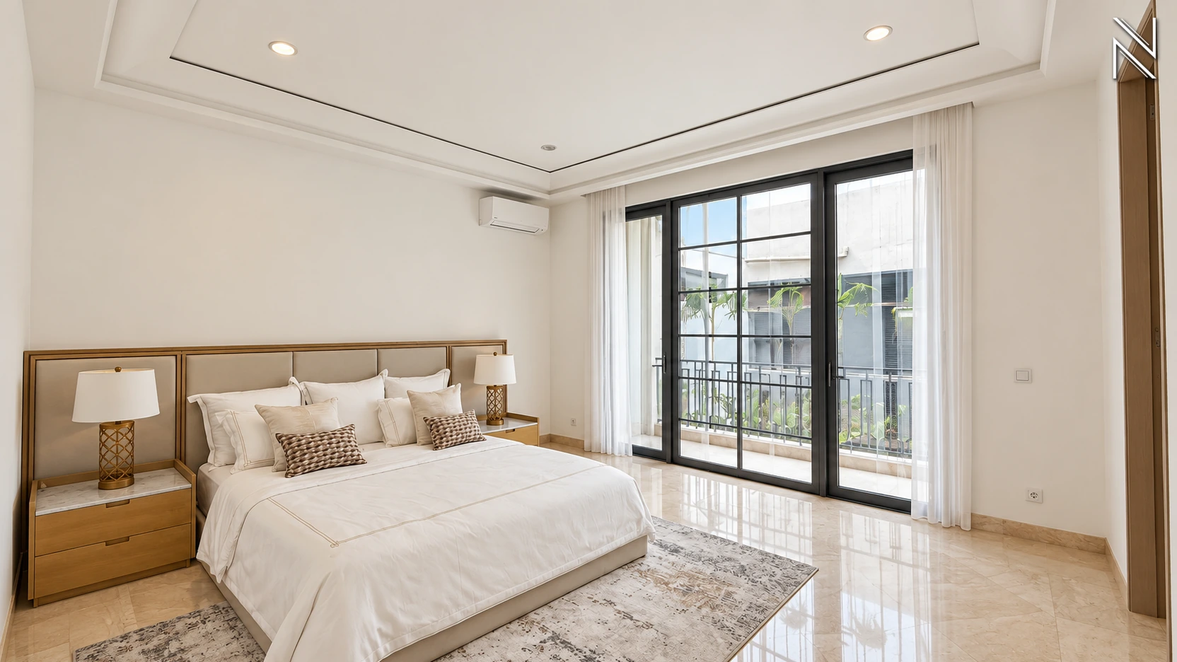 Amari Residence – Type D – Master Bedroom 01 For Buy 3BR House South Jakarta Kebayoran Baru KBBRS282