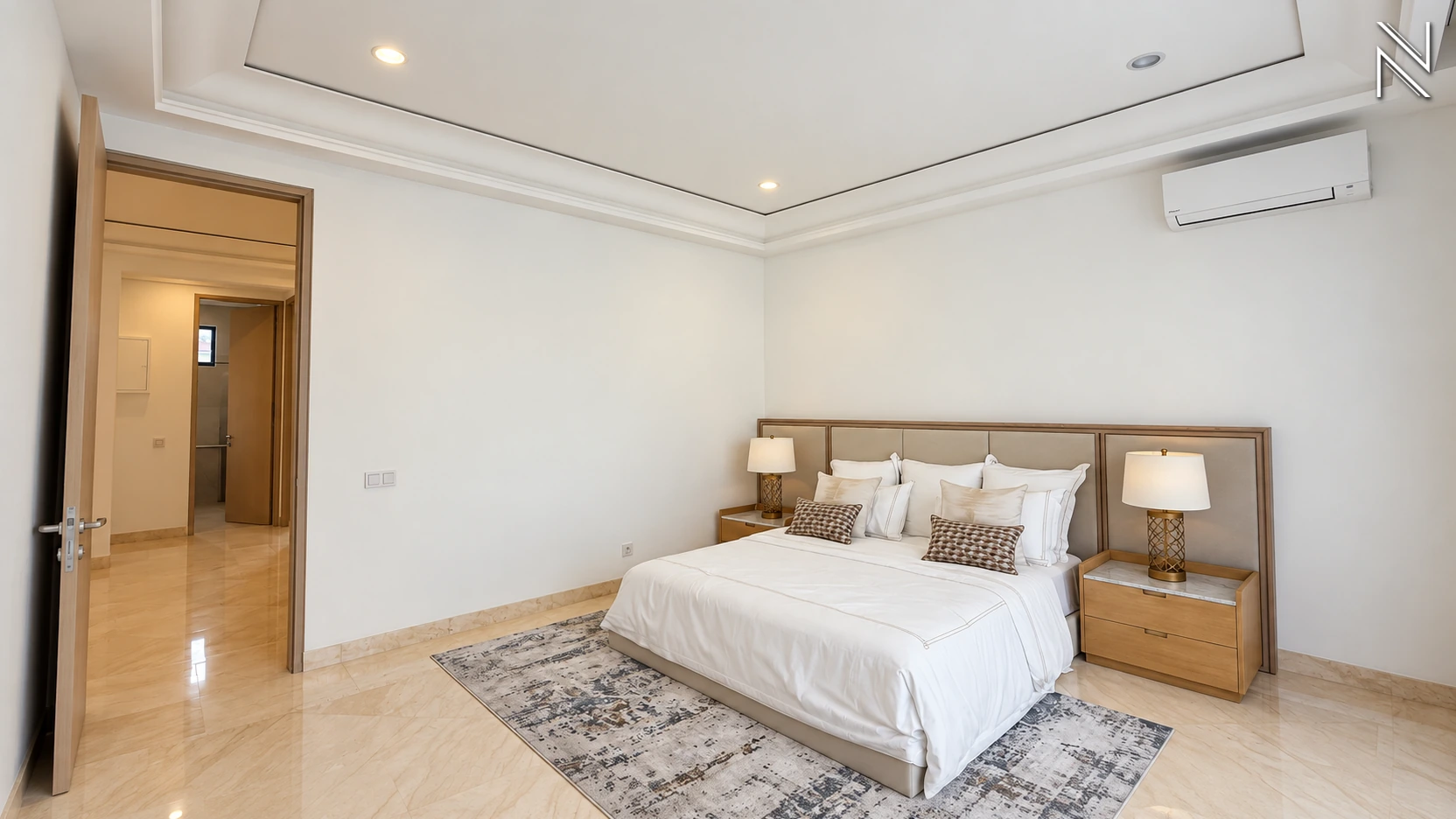 Amari Residence – Type D – Master Bedroom 02 For Buy 3BR House South Jakarta Kebayoran Baru KBBRS282
