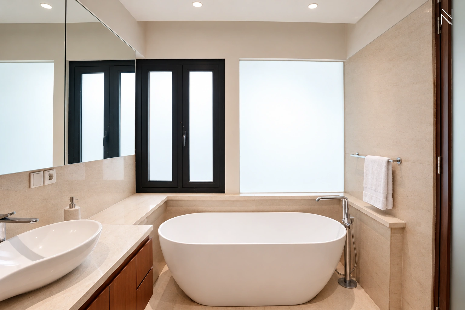 BDN 1 No. 12 Kav C – CLD120 – Bathroom Bathtub View 04 – Photo 45 For Rent 4BR House South Jakarta Cilandak CLD120