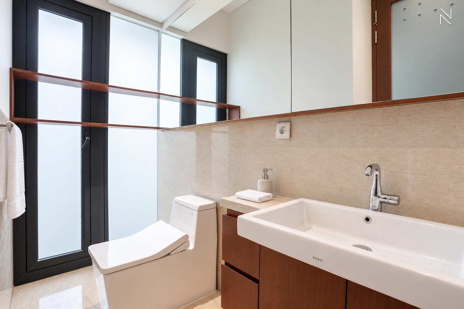 BDN 1 No. 12 Kav C – CLD120 – Bathroom Vanity View 02 – Photo 34 For Rent 4BR House South Jakarta Cilandak CLD120