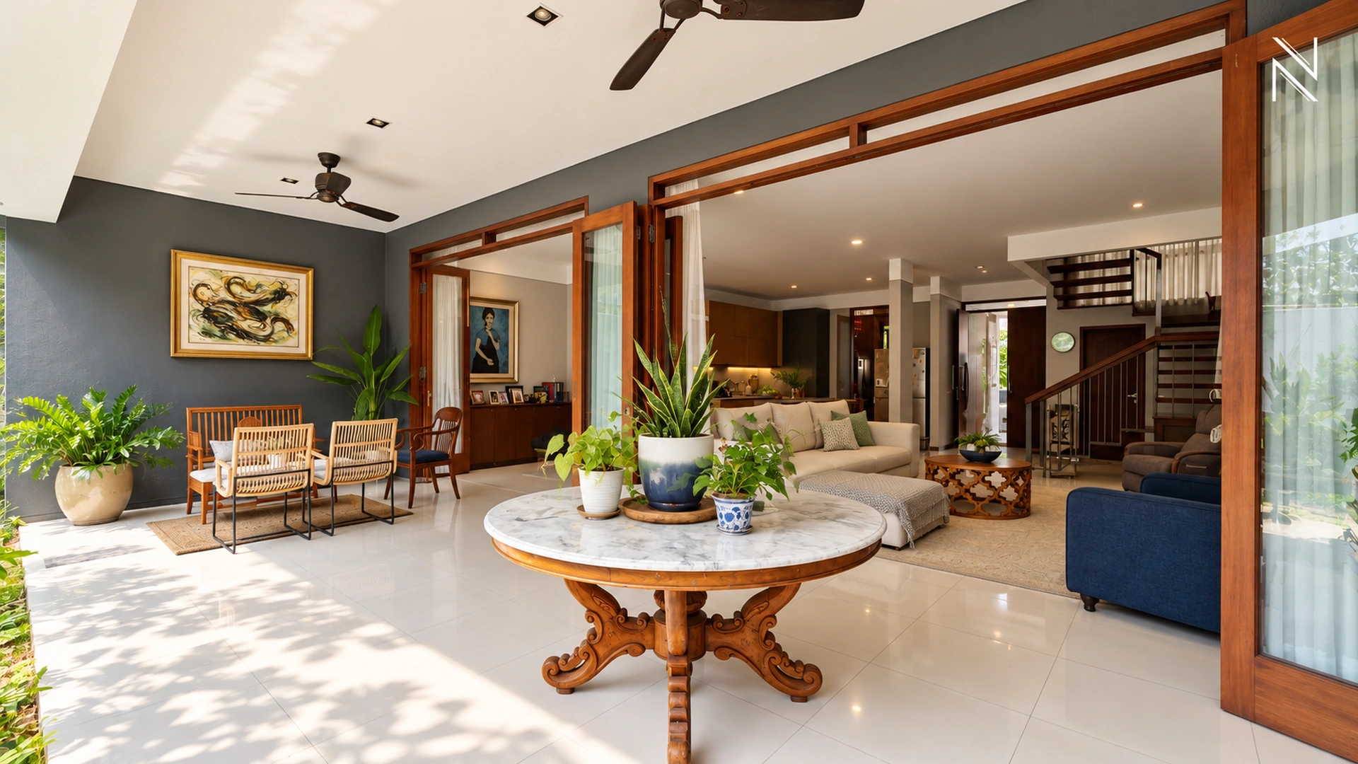 Bali Residence M 19 – BACKYARD For Rent 4BR House South Jakarta Cipete CPT356