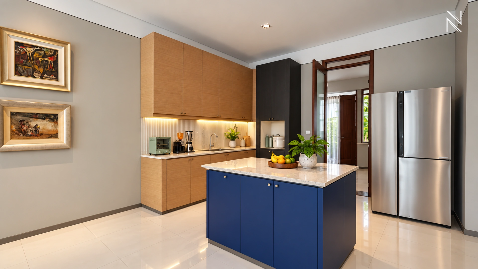 Bali Residence M 19 – KITCHEN For Rent 4BR House South Jakarta Cipete CPT356