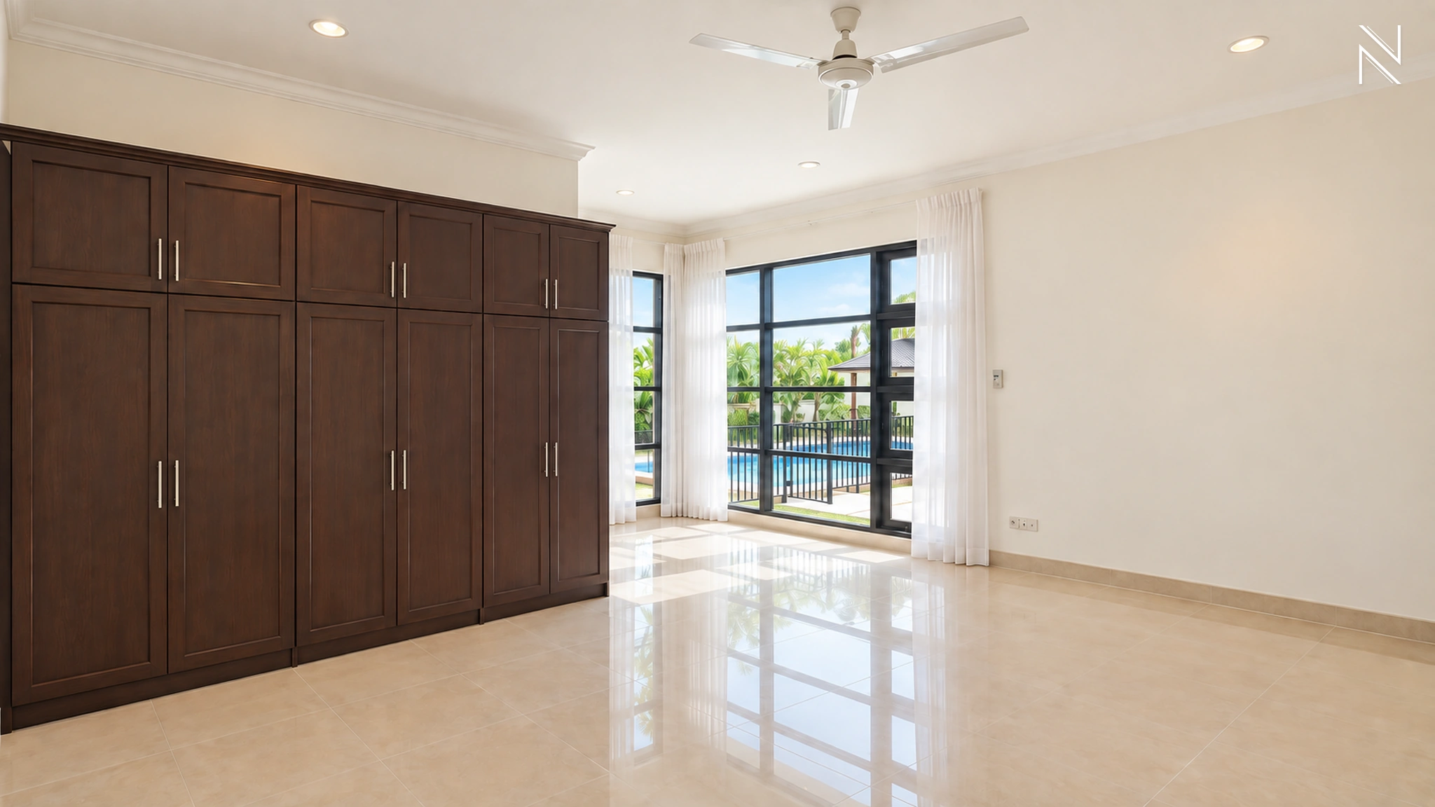 Bangka 9 4B – Kamar Tidur 1 – Angle 2 For Rent 4BR House South Jakarta Kemang KMG036