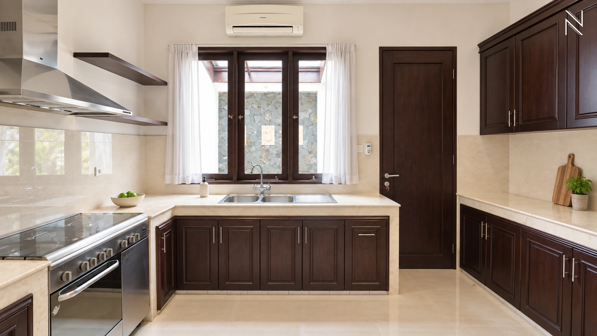 Bangka 9 4B – Kitchen – Angle 2 For Rent 4BR House South Jakarta Kemang KMG036