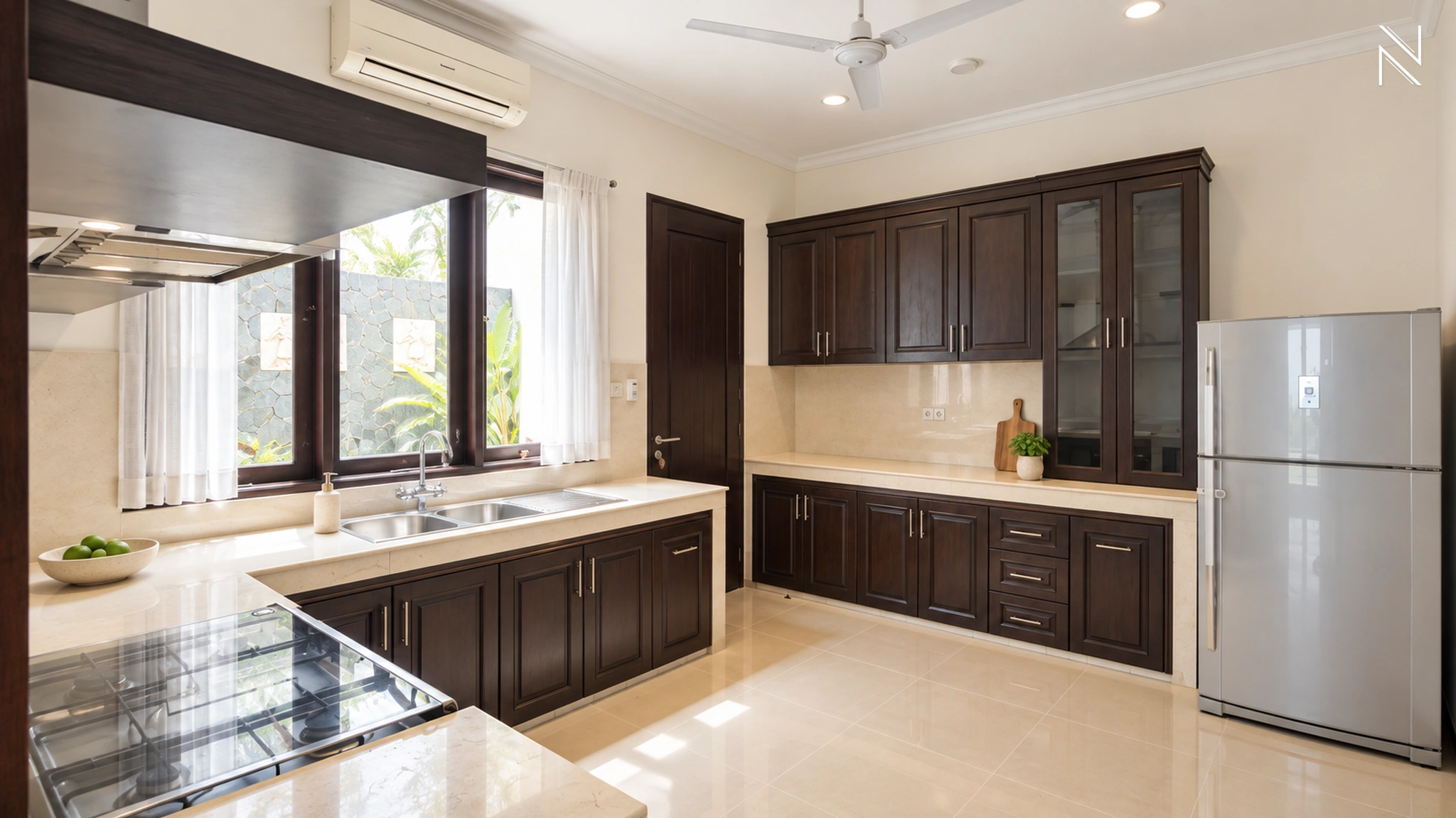 Bangka 9 4B – Kitchen – Angle 3 For Rent 4BR House South Jakarta Kemang KMG036