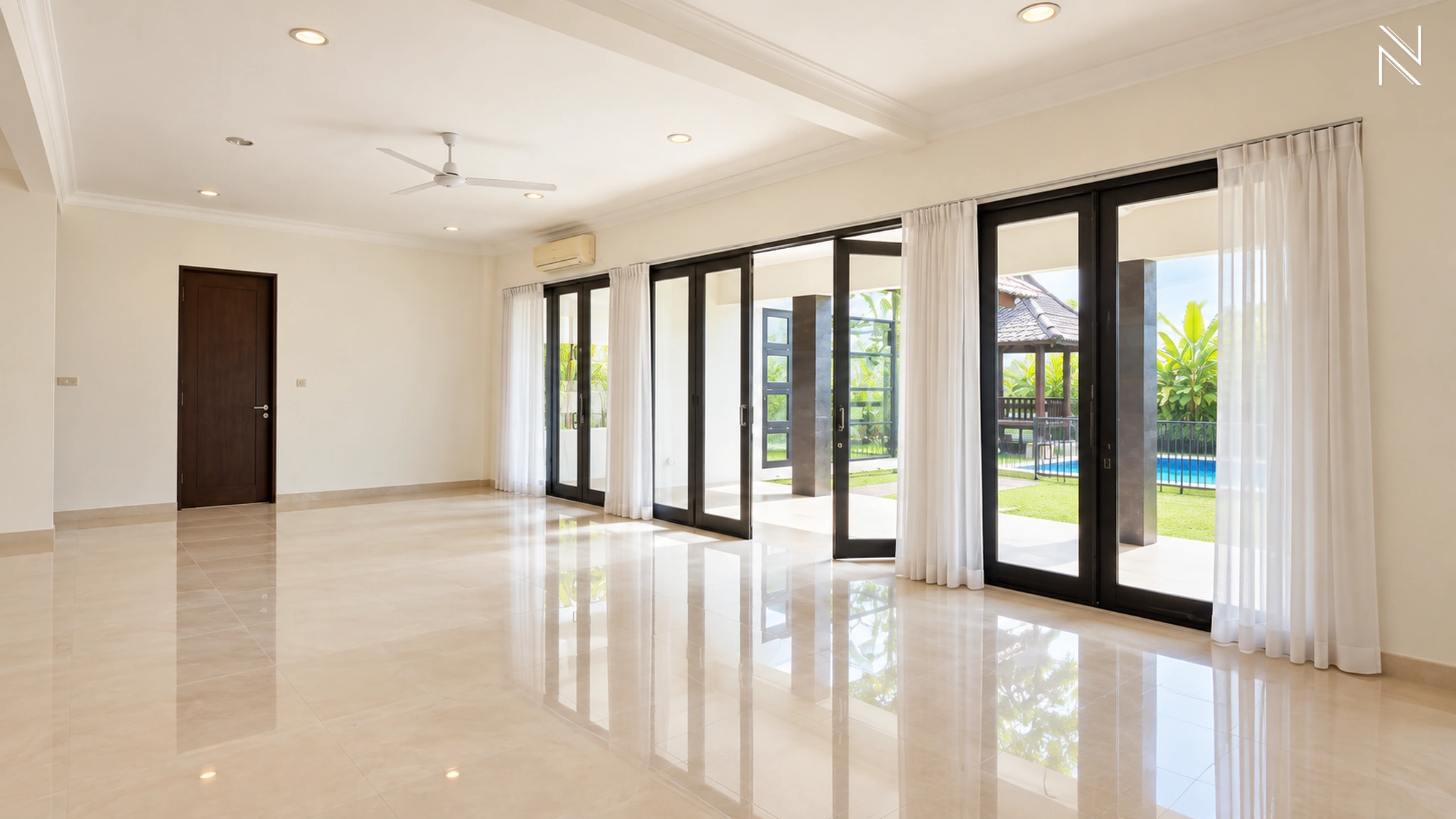 Bangka 9 4B – Ruang Keluarga – Angle 4 For Rent 4BR House South Jakarta Kemang KMG036