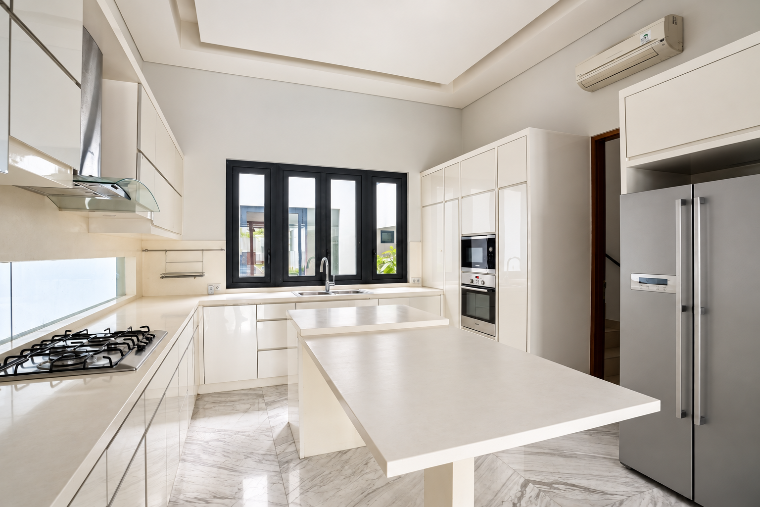 CLD120-kitchen-01 For Rent 4BR House South Jakarta Cilandak CLD120