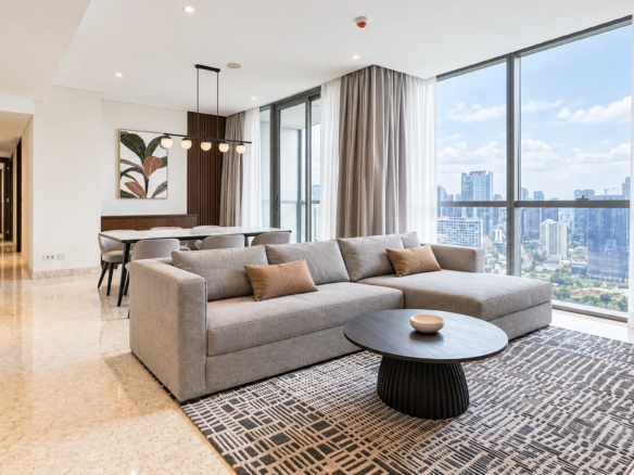 For Rent 3BR Apartment Casa Domaine Central Jakarta Sudirman CD010