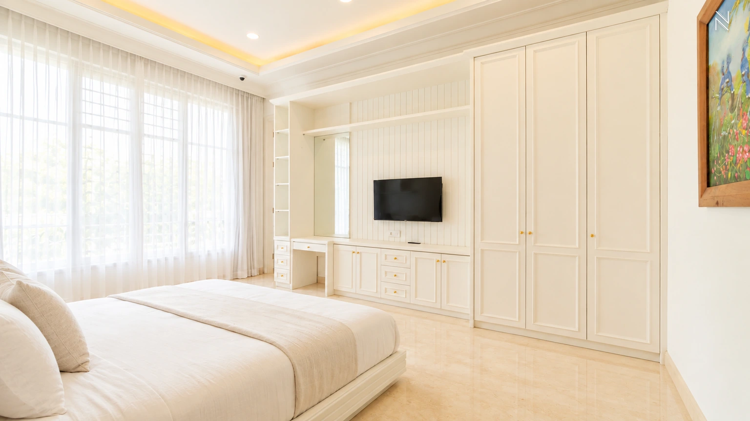 Kemang Selatan 11 No. 6A – Bedroom 4 – Another Angle For Buy 6BR House South Jakarta Kemang KMGS317