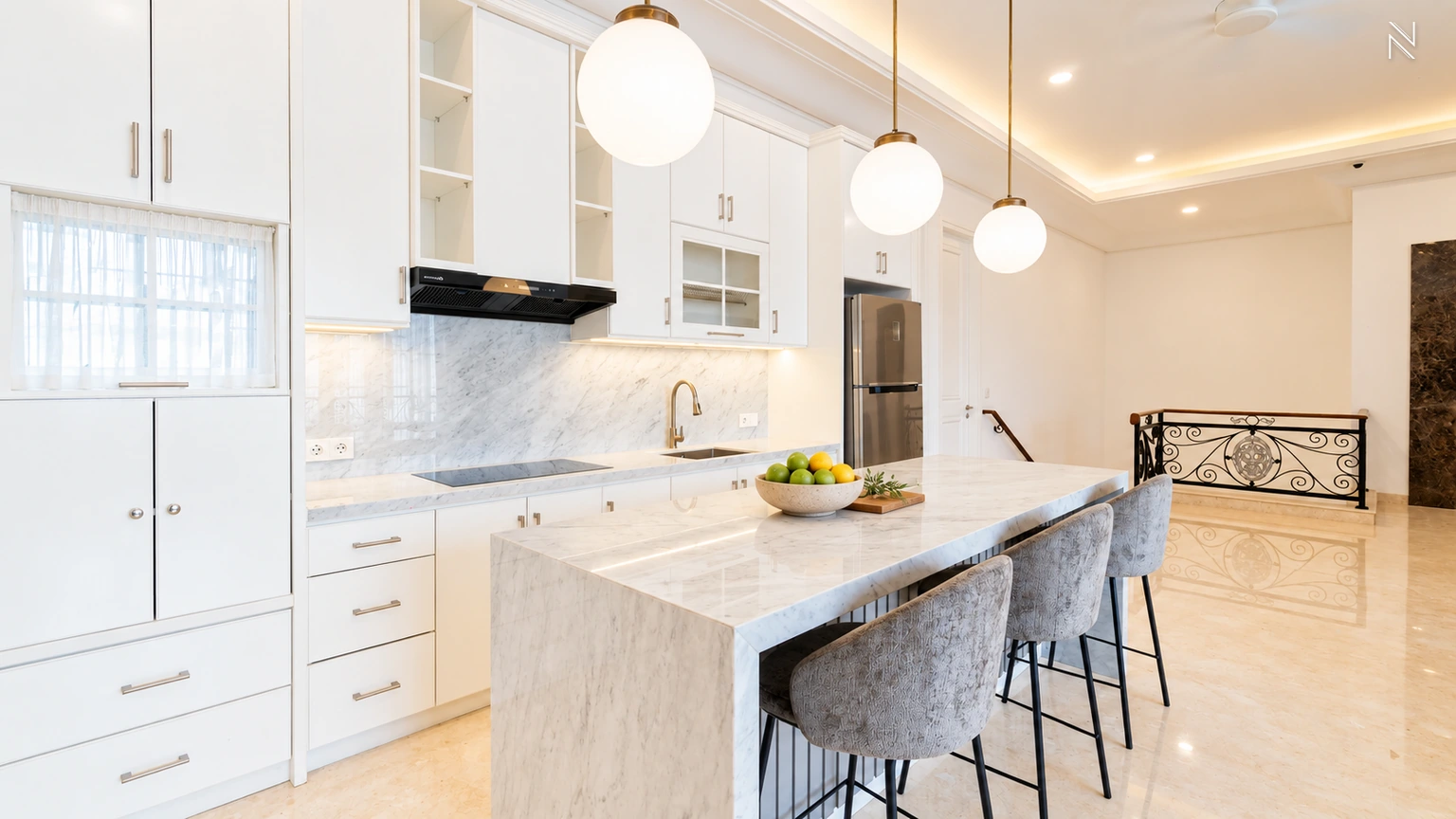 Kemang Selatan 11 No. 6A – Kitchen Area – Second Floor For Buy 6BR House South Jakarta Kemang KMGS317