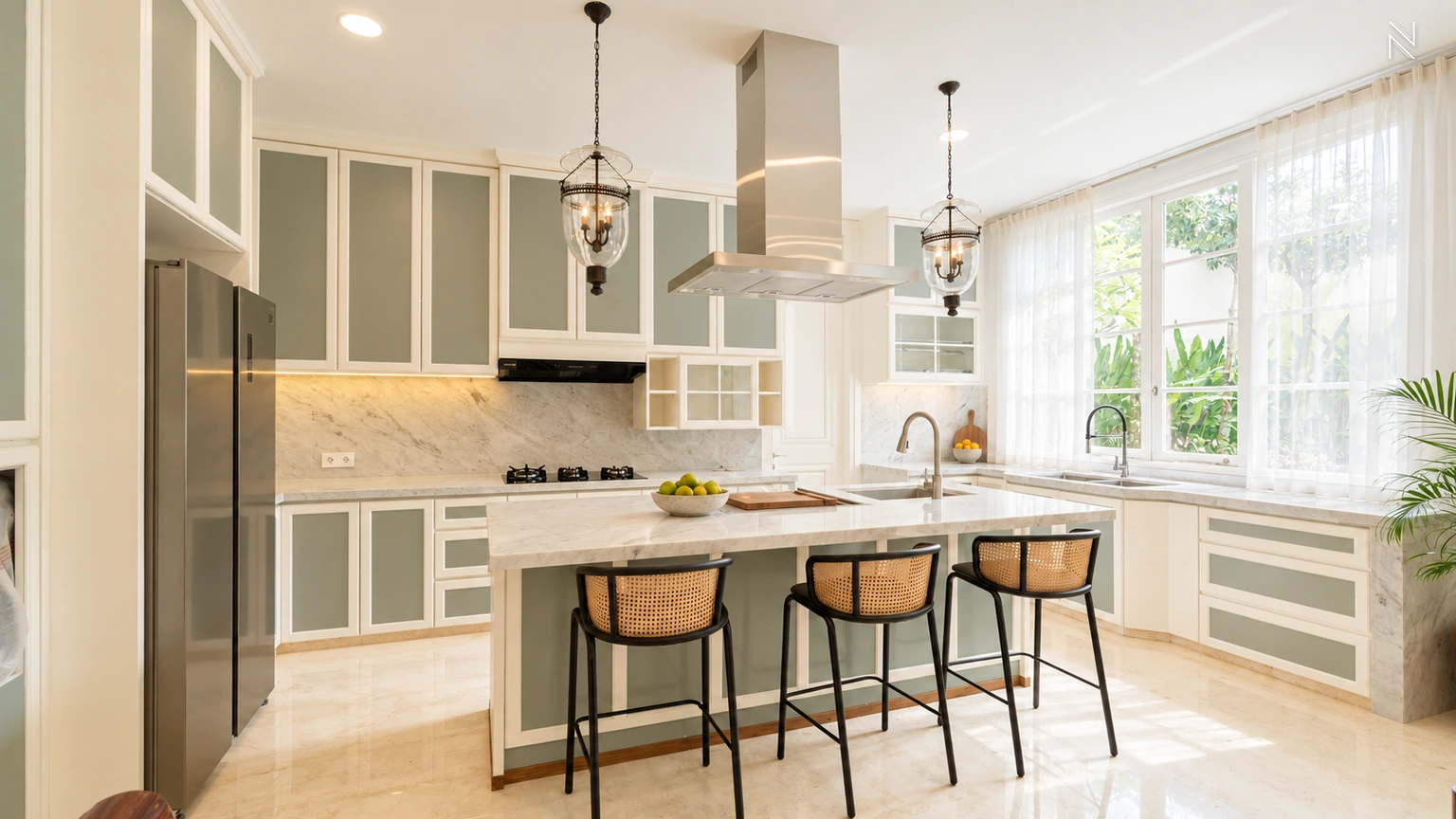 Kemang Selatan 11 No. 6A – Kitchen Area For Buy 6BR House South Jakarta Kemang KMGS317
