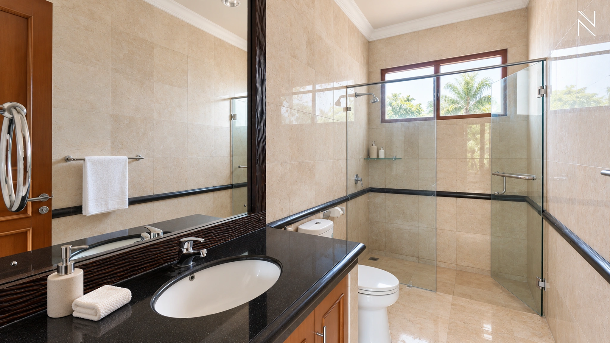 Kemang Selatan 1C No. 7 – Bathroom 1 For Rent 5BR House South Jakarta Kemang KMGS062