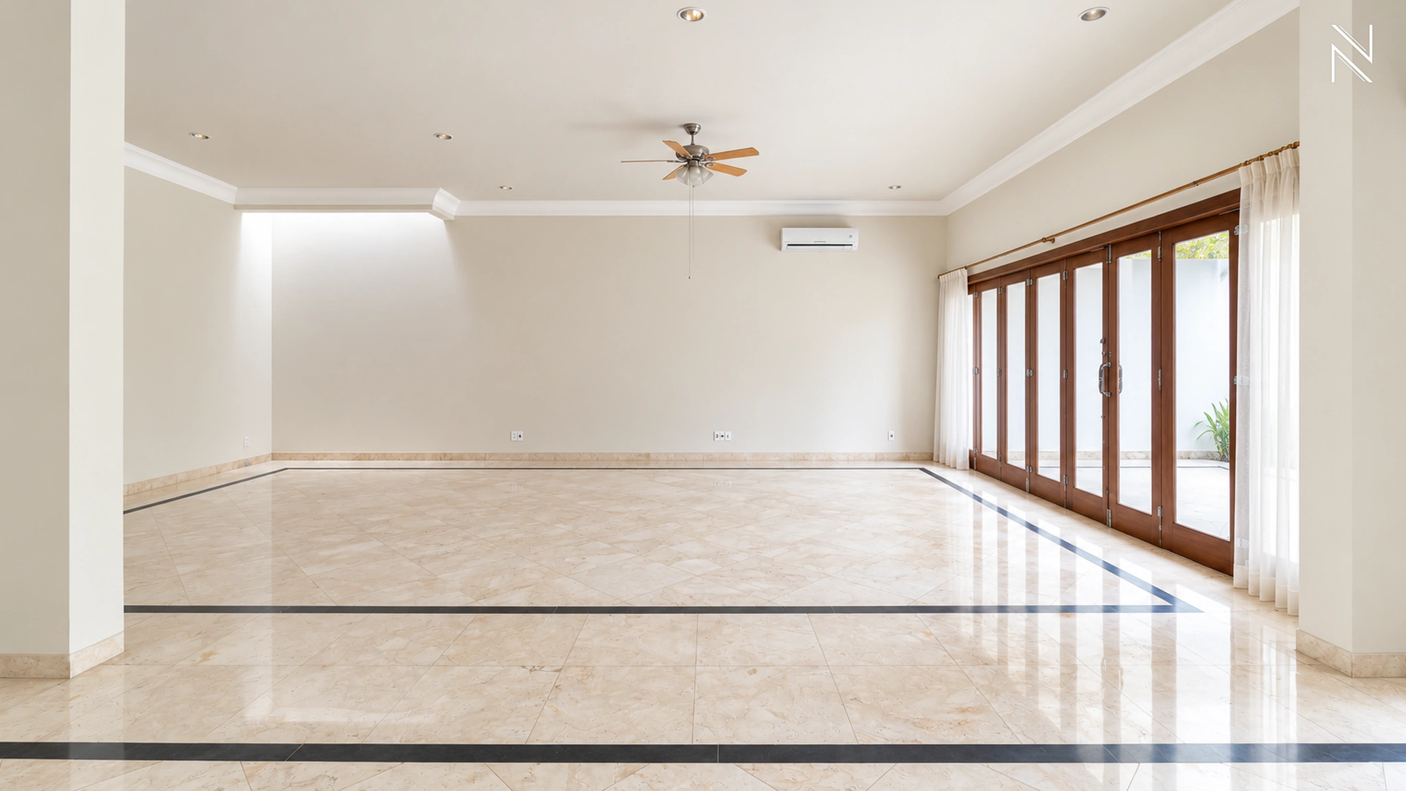 Kemang Selatan 1C No. 7 – Living Room – Angle 2 For Rent 5BR House South Jakarta Kemang KMGS062