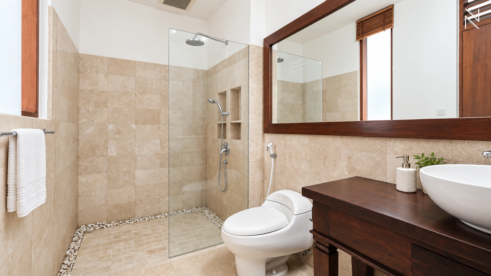 Kemang Selatan 9 No 5A – Bathroom 1 For Rent 4BR House South Jakarta Kemang KMGS011
