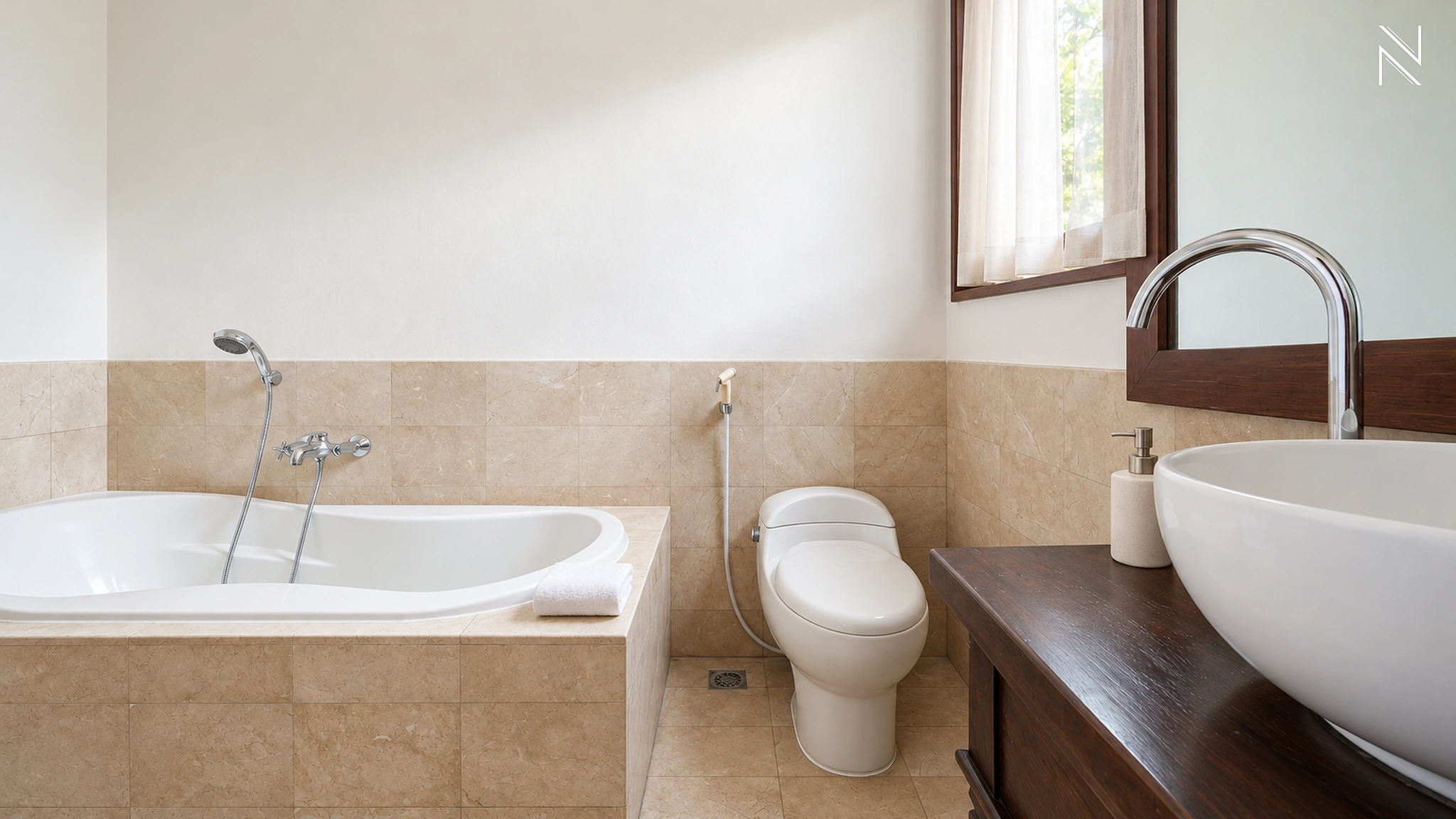 Kemang Selatan 9 No 5A – Bathroom 3 For Rent 4BR House South Jakarta Kemang KMGS011