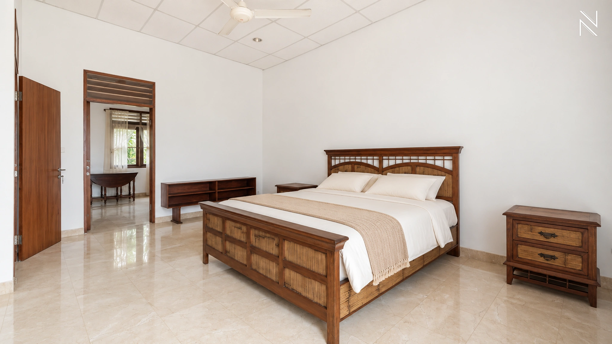 Kemang Selatan 9 No 5A – Bedroom 2 – Angle 2 For Rent 4BR House South Jakarta Kemang KMGS011