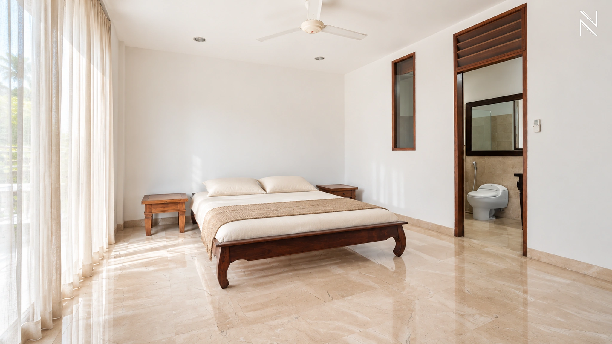 Kemang Selatan 9 No 5A – Bedroom – Angle 2 For Rent 4BR House South Jakarta Kemang KMGS011