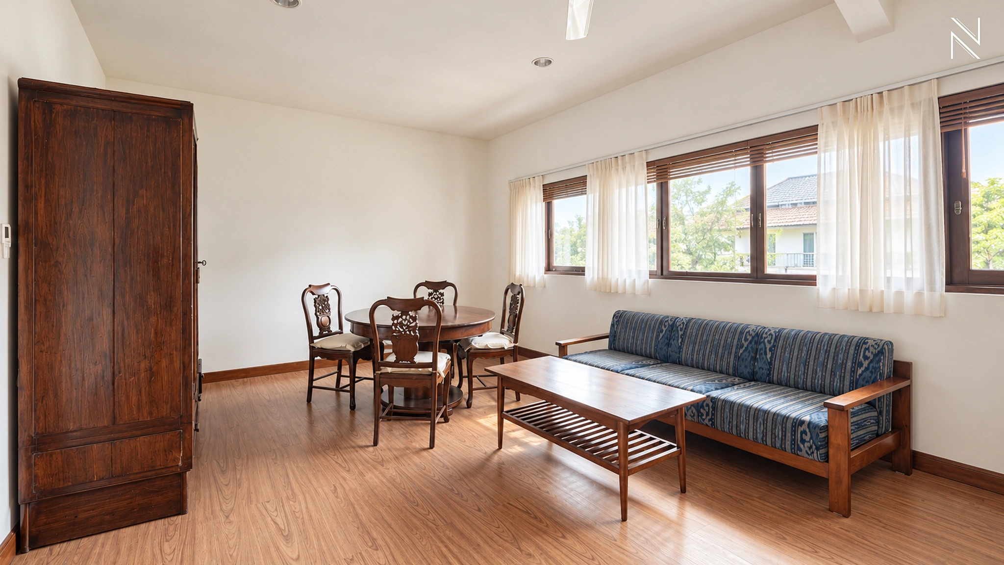 Kemang Selatan 9 No 5A – Family Room – Angle 2 For Rent 4BR House South Jakarta Kemang KMGS011