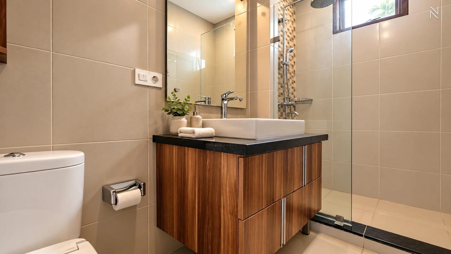 Kemang Selatan XI No 105 Kav B – Bathroom 2 For Rent 4BR House South Jakarta Kemang KMGS143
