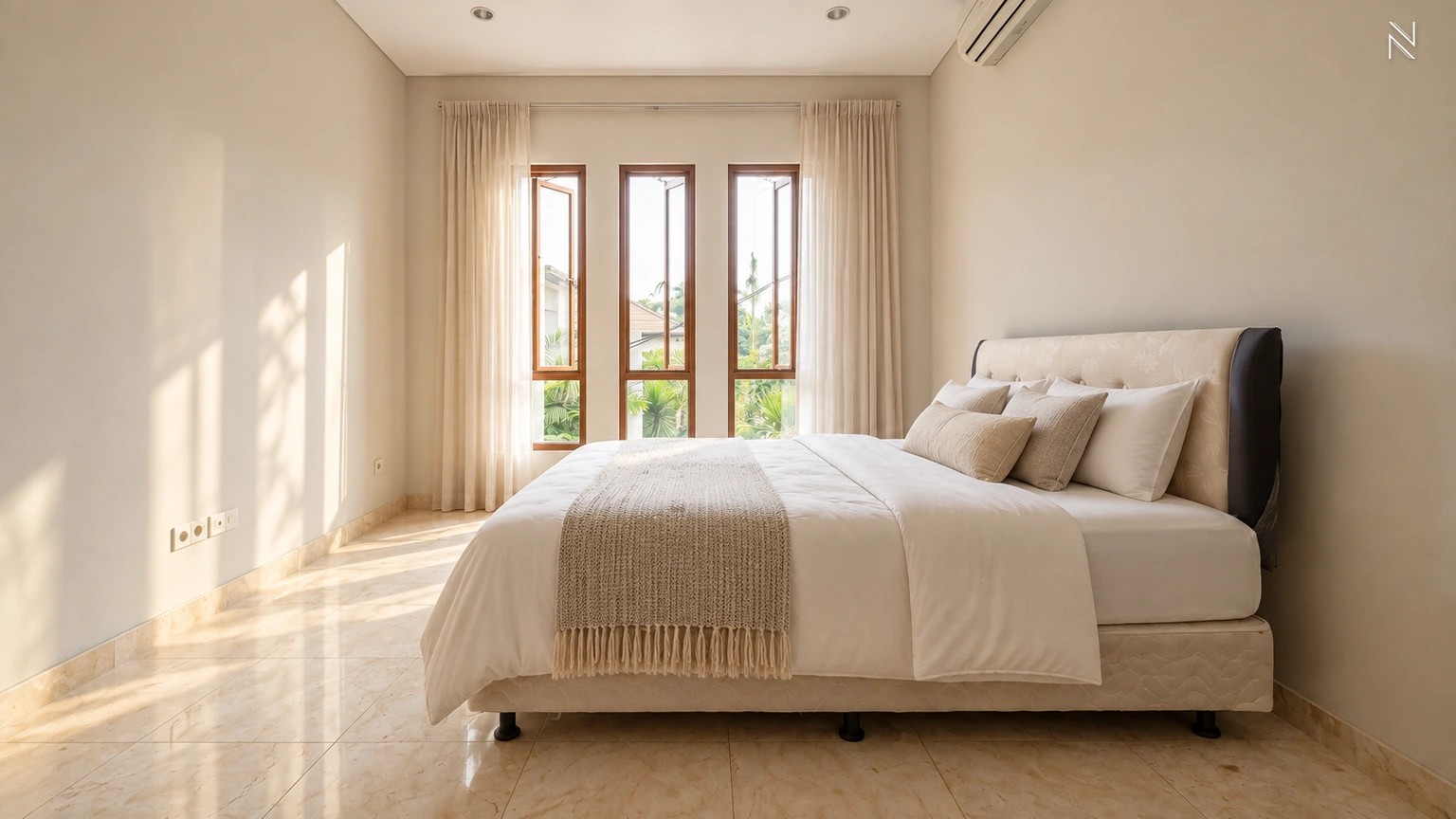 Kemang Selatan XI No 105 Kav B – Bedroom 1 For Rent 4BR House South Jakarta Kemang KMGS143