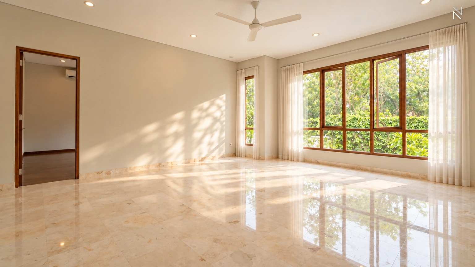 Kemang Selatan XI No 105 Kav B – Bedroom – Garden View For Rent 4BR House South Jakarta Kemang KMGS143