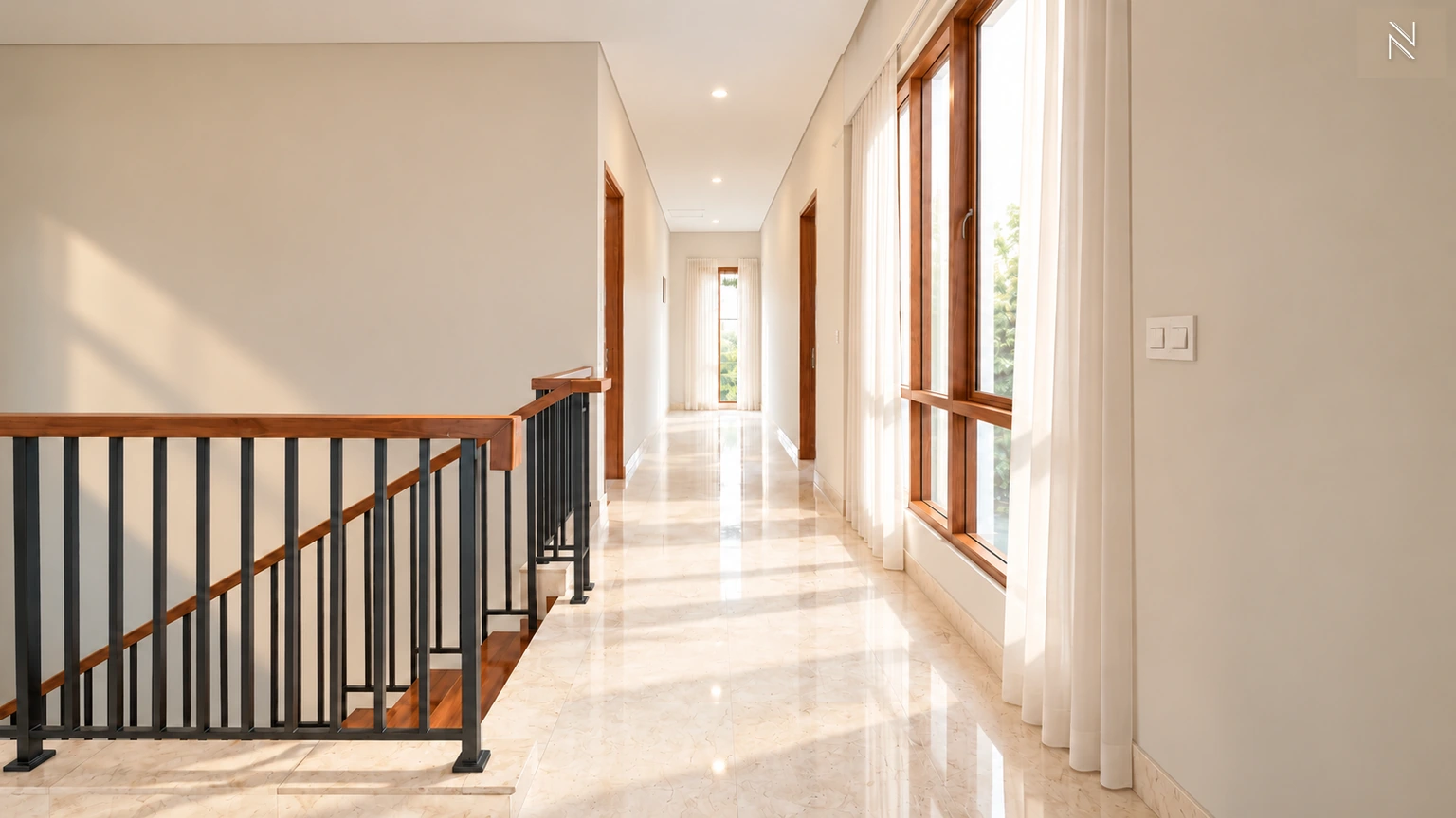 Kemang Selatan XI No 105 Kav B – Upper Floor Corridor For Rent 4BR House South Jakarta Kemang KMGS143