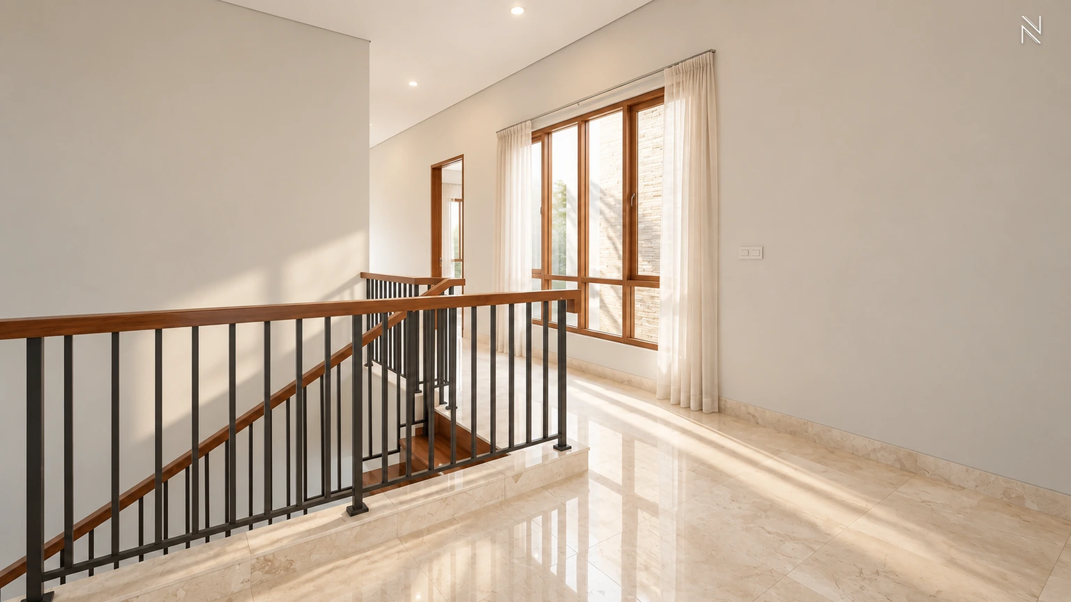Kemang Selatan XI No 105 Kav B – Upper Floor Landing For Rent 4BR House South Jakarta Kemang KMGS143